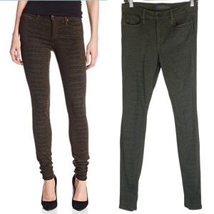3/$30 Joe’s Mid Rise Crocodile Print Legging Jean in Faded Olive Size 27